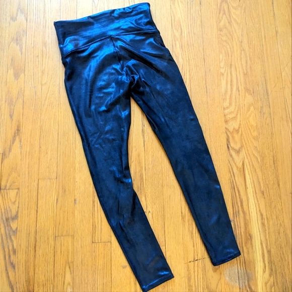 Spanx Faux Leather Leggings Black XL - Picture 2 of 3